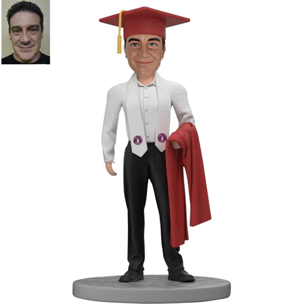 Custom Bobblehead with graduation gown