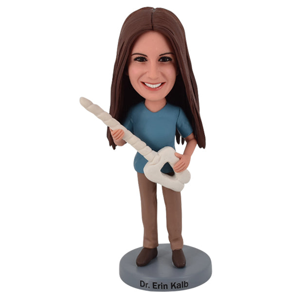 Female Chiropractor Bobblehead custom