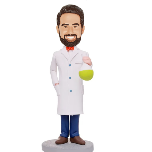 Custom Bobblehead Scientist