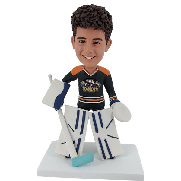 Aurora Tigers Ice Hockey Custom Bobblehead