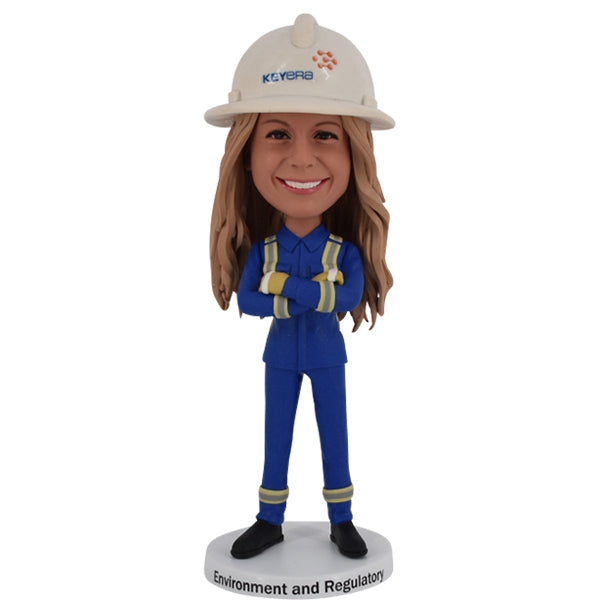 Custom Engineer Bobble Head