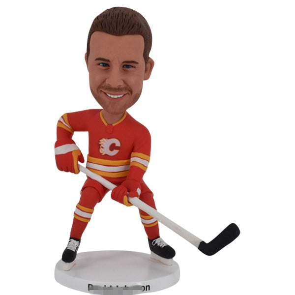Custom Bobblehead Calgary Flames Hockey