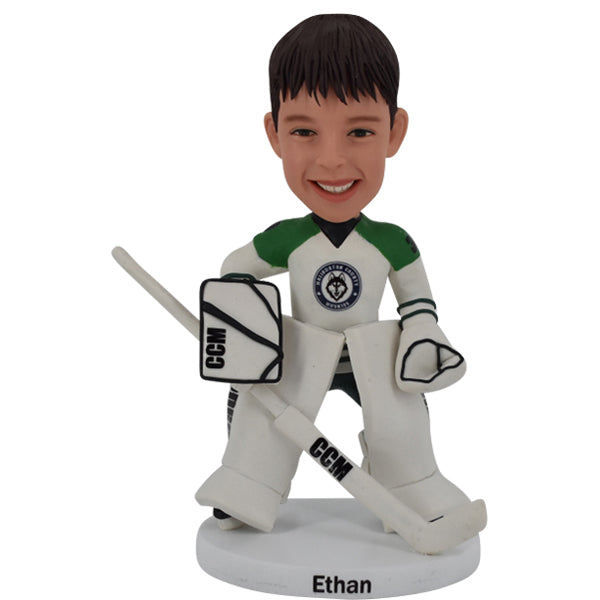 Custom Hockey Goalie Bobblehead
