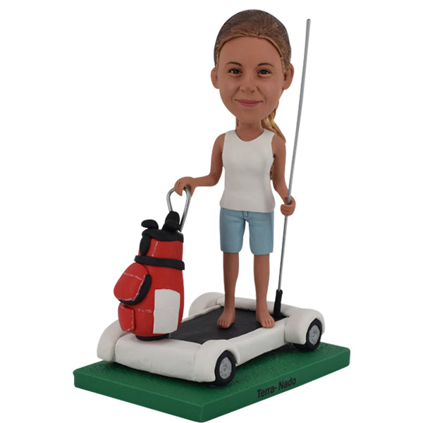 Golfer Bobblehead on GolfBoard
