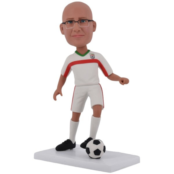 Personalized Iranian Soccer Player Bobblehead