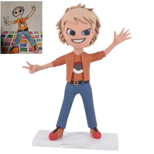 Create a Custom Cartoon Bobble head turn your drawing into a real doll