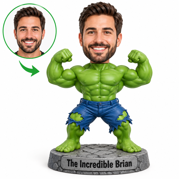 Custom Hulk Bobblehead from photo