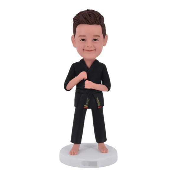 Custom Taekwondo kid Bobblehead personalized Martial Arts gift
