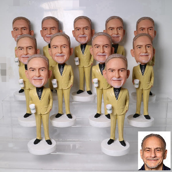 Custom bulk bubbleheads in suit