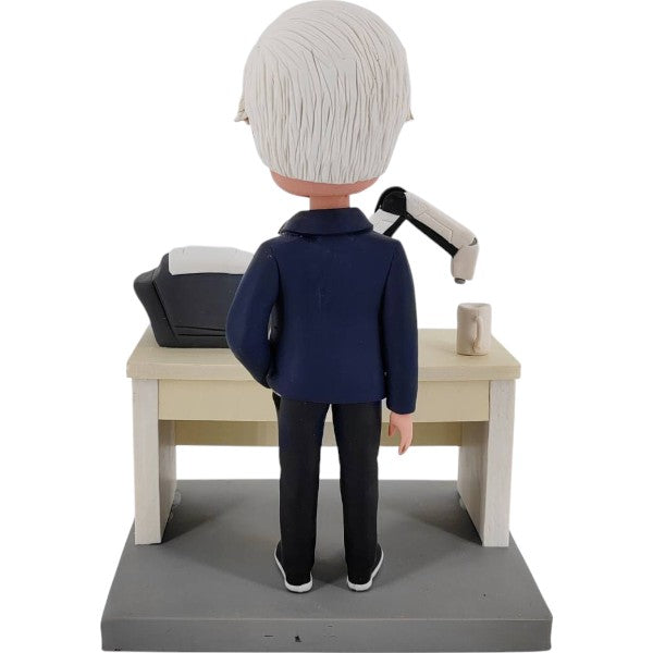 Personalized Bobblehead with a Desk Setup