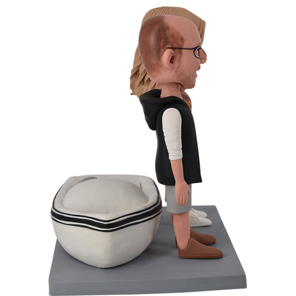 Couple Bobblehead with boat