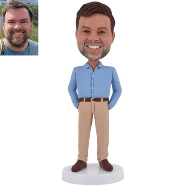 Custom Valentine's Day Bobblehead  for Husband