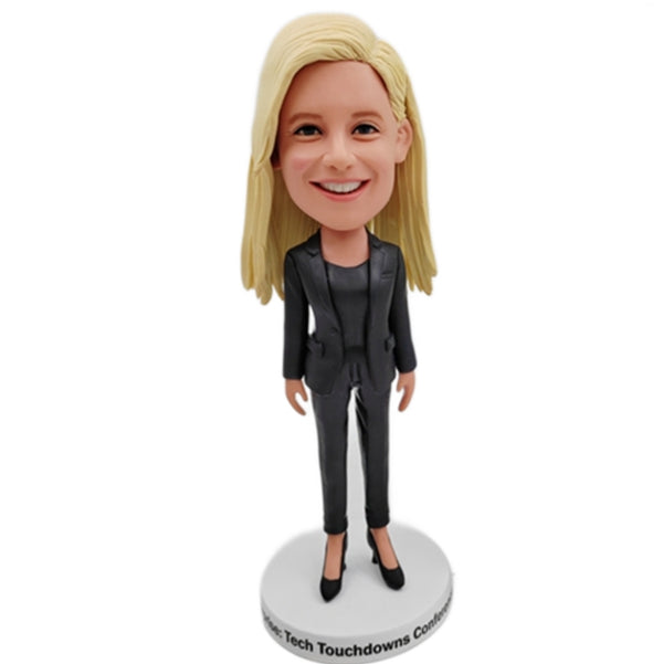 Custom Female Business Bobblehead