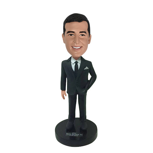 Best Groomsman Bobblehead Doll