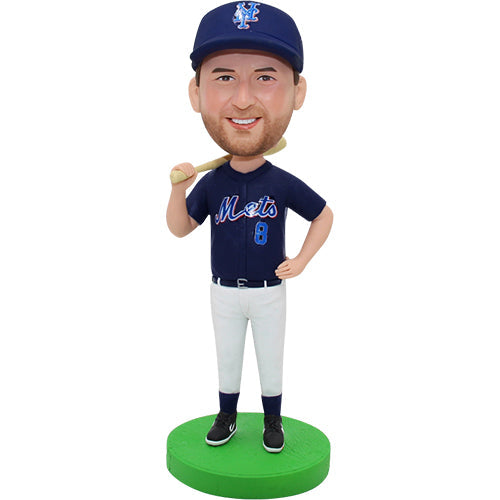 Personalized MLB Baseball New York Mets Bobblehead