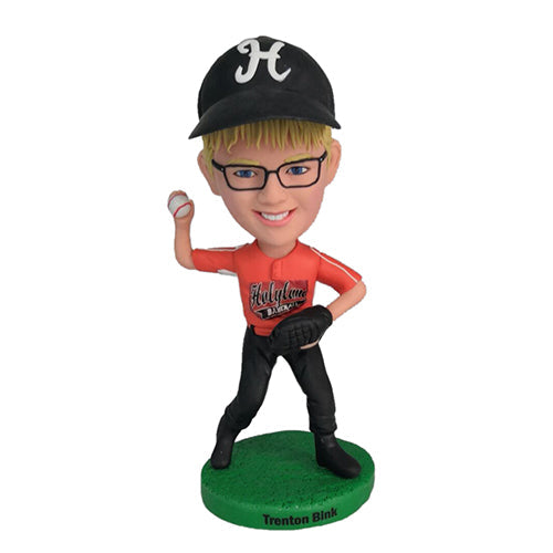 Baseball Player Custom Bobbleheads Kid