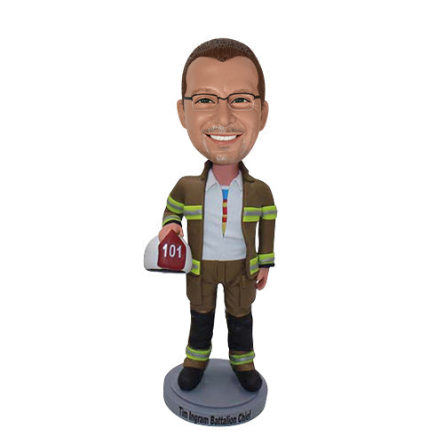 Bobbleheads Fireman/Firefighter Personalized