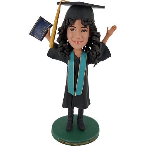 Graduation Bobblehead Personalized for Granddaughter