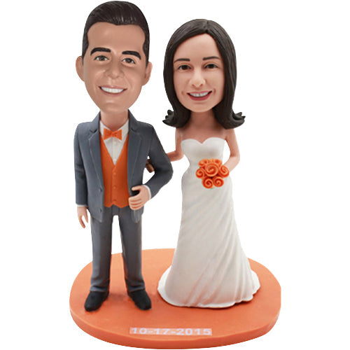 Basketball theme Wedding Bobbleheads