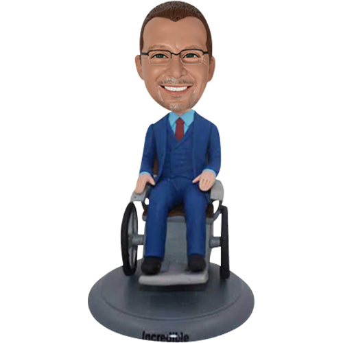 Custom Bobbleheads in Wheelchair