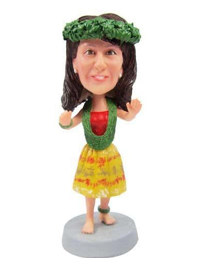 Hawaiian Hula Bobbleheads Custom