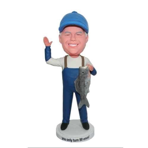 Fisherman Custom Bobblehead Big Catch