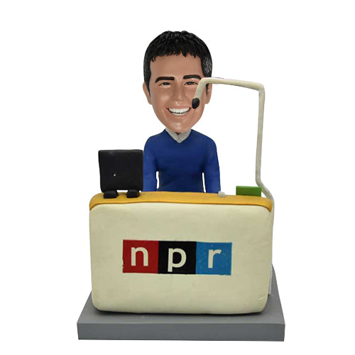 DJ, Broadcaster Custom bobbleheads