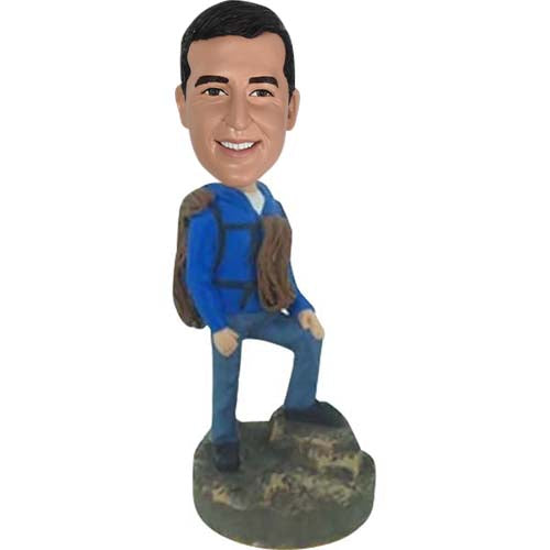 Custom Hiker Bobblehead Hiking