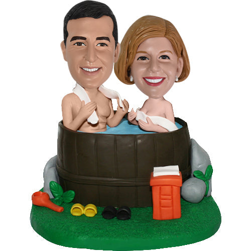 Bathing Couple Bobbleheads