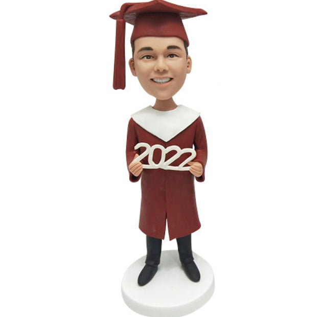 Custom bobbleheads for Friends Graduation 2022
