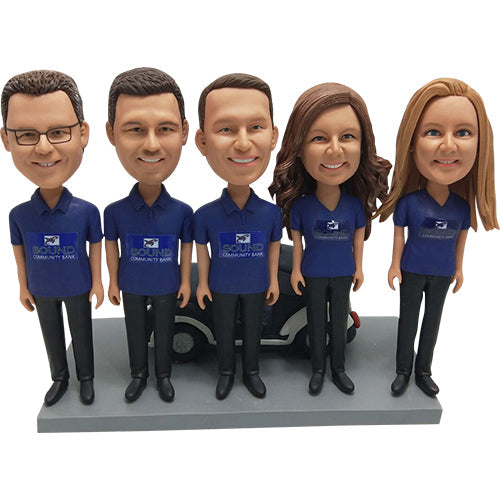 Custom Group Bobbleheads for best employees