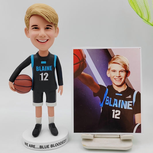 Personalized Basketball Bobblehead from Photo