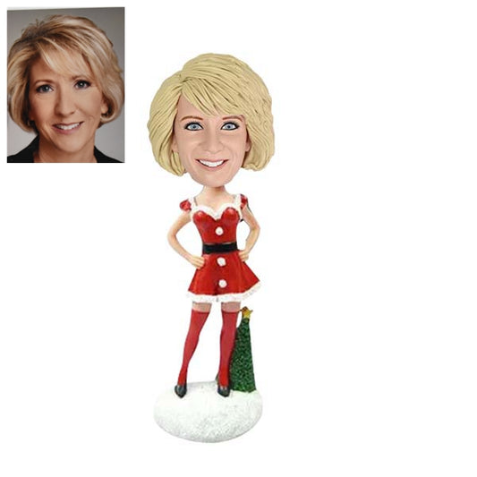 Custom Christmas Bobblehead with Hands on Hips