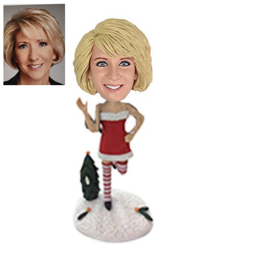 Dancing Bobblehead Personalized for Christmas