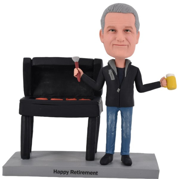 Personalized BBQ Party Bobblehead