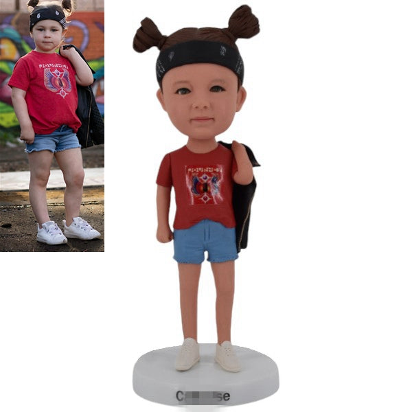 Personalized Bobblehead of Your Granddaughter or Daughter from a Photo