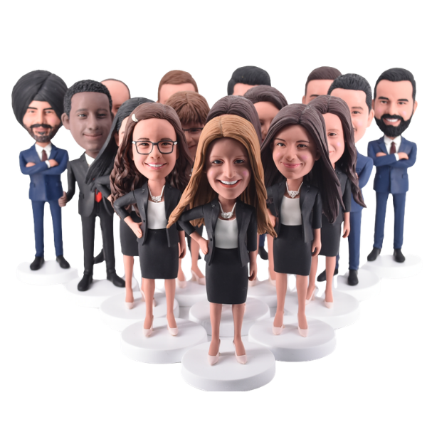 Custom Bulk Bobbleheads for weddings, anniversaries, teams and sports events