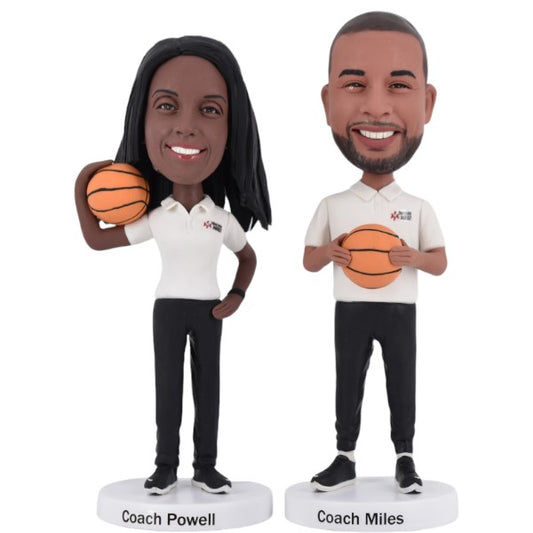 Custom Basketball Bobbleheads for Couple