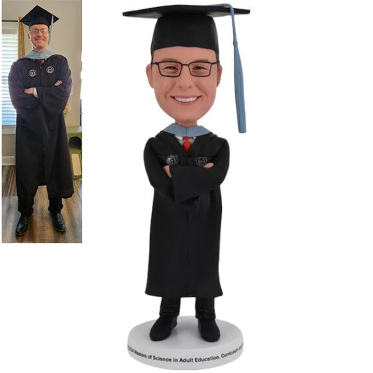 Personalized Graduation Bobblehead from Your Photo