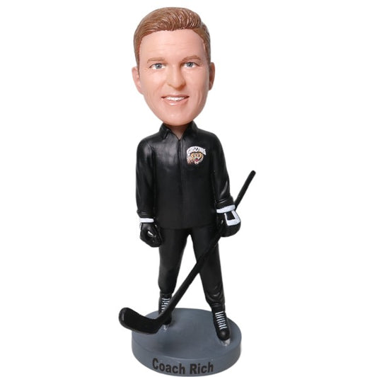 Hockey Coach bobblehead custom