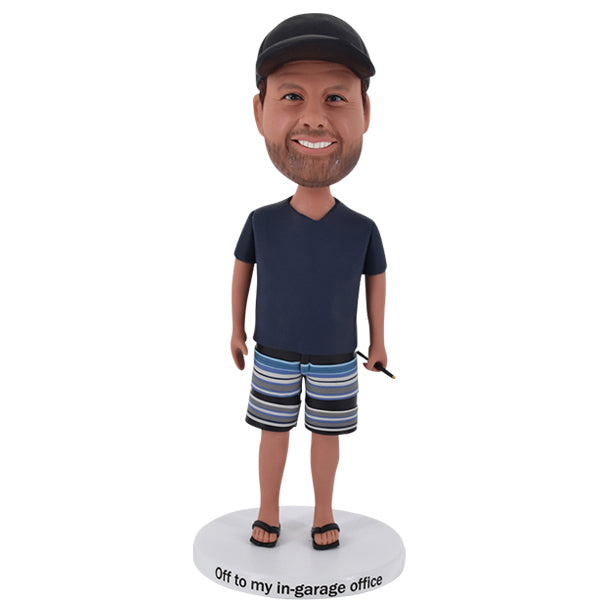 Personalized Bobble Head with pen