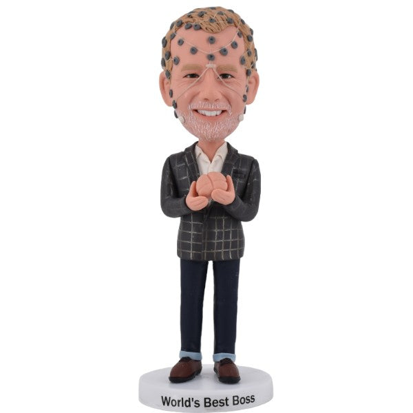 Custom Bobble Head with EEG cap