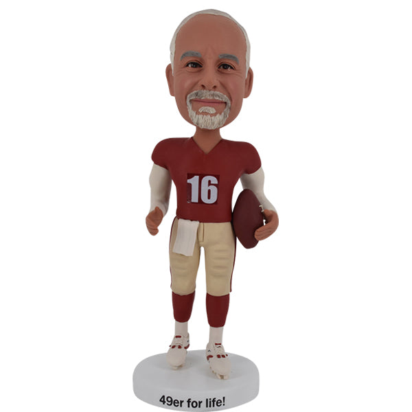 Custom Football Bobblehead San Francisco 49ers