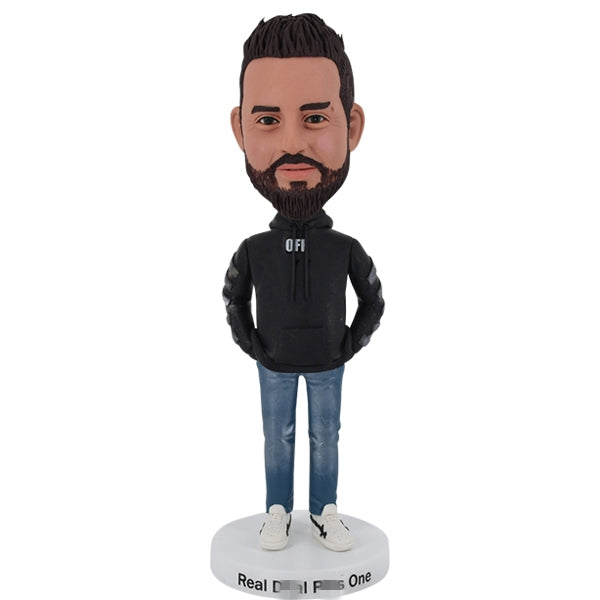 Custom bobblehead with Beard and Jersey