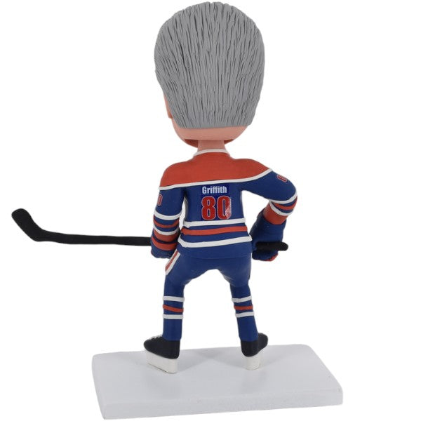 Hockey bobblehead Custom Edmonton Oliers