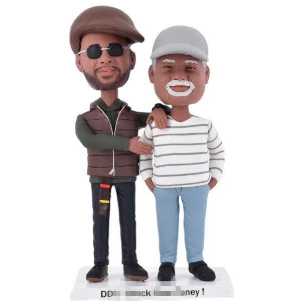 Two Men Custom Bobble Heads