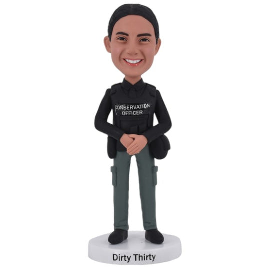 Custom Conversation Officer Bobblehead