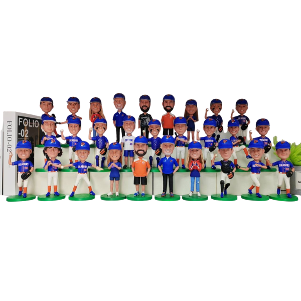 Custom Baseball Bobbleheads Bulk for teams players and coaches personalized sports collectibles