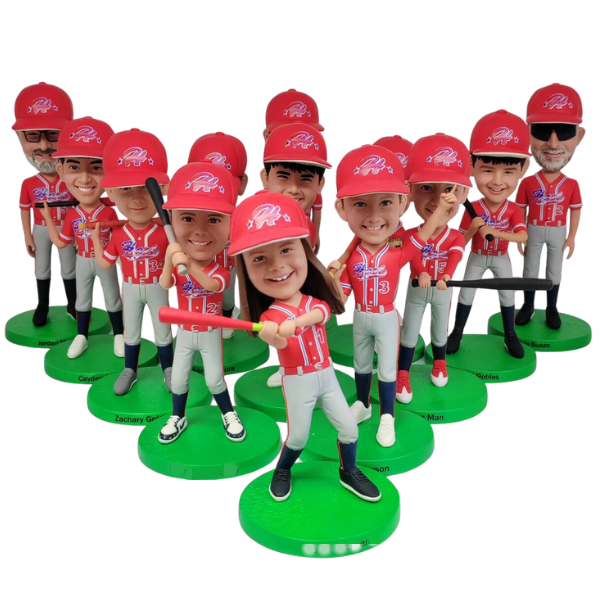 Custom Baseball Bobbleheads Bulk for teams players and coaches personalized sports collectibles