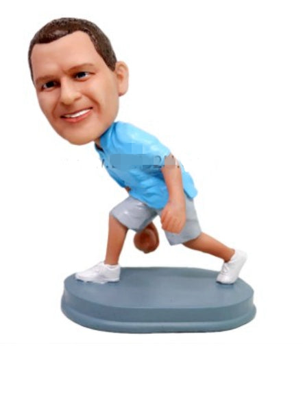 Custom Bocce Ball Player Bobblehead